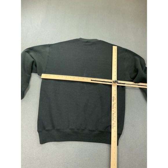 Vintage Jerzees Sweatshirt Mens XL Black Bear Wilderness Graphic Made USA 90s - Picture 9 of 12